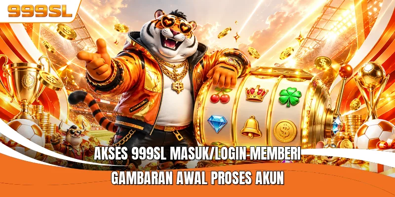 Akses 999SL Masuk/Login memberi gambaran awal proses akun