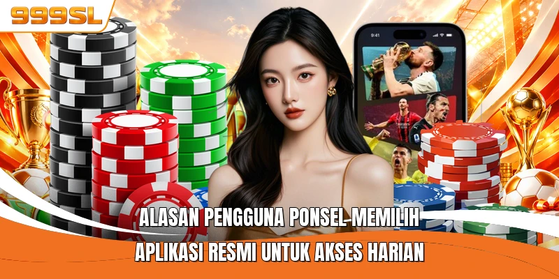 Alasan pengguna ponsel memilih aplikasi resmi untuk akses harian