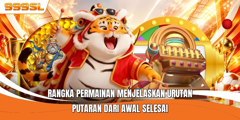 Rangka permainan menjelaskan urutan putaran dari awal selesai